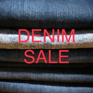 Denim Sale $5-$20 ( picture not for sale)